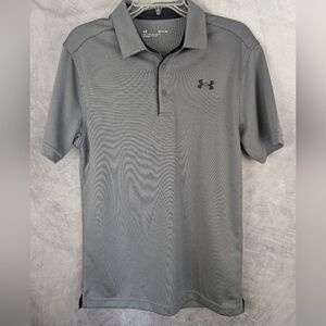 Under Armor Loose Size Small Gray Polo NWT